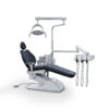 cadeira dentista G1 F Gnatus couro cor preto