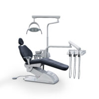 cadeira dentista G1 F Gnatus couro cor preto