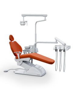 G1 F - Cadeira Odontológica G1 F - Cadeira Odontológica cadeira dentista G1 F Gnatus couro cor laranja