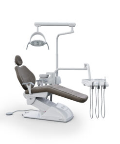 cadeira odontológica G1 FIT C Gnatus couro cor cairo