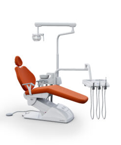 G1 FIT SF G1 FIT SF cadeira odontológica G1 FIT C couro cor laranja