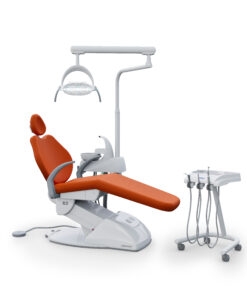 Gnatus G2 C G2 C - Cadeira Odontológica cadeira odontológica gnatus G2 C couro cor laranja