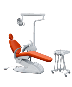 Gnatus G2 C G2 C - Cadeira Odontológica A cadeira odontológica G2 C traz amplo espaço no equipo acomodando todo material com acesso fácil ao profissional. Resistente e seguro, conta com sistema de elevação eletromecânico e base que não necessita de fixação no piso. O encosto da cabeça possui regulagem de altura e o refletor é monofocal, com lâmpada LED. Faça um orçamento conosco através do botão abaixo: &nbsp;