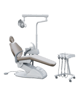 Gnatus G2 C G2 C - Cadeira Odontológica A cadeira odontológica G2 C traz amplo espaço no equipo acomodando todo material com acesso fácil ao profissional. Resistente e seguro, conta com sistema de elevação eletromecânico e base que não necessita de fixação no piso. O encosto da cabeça possui regulagem de altura e o refletor é monofocal, com lâmpada LED. Faça um orçamento conosco através do botão abaixo: &nbsp;