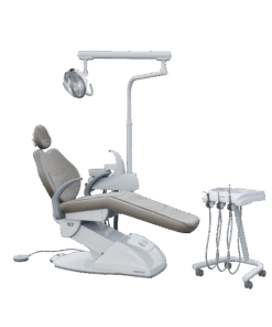 Gnatus G2 C G2 C - Cadeira Odontológica A cadeira odontológica G2 C traz amplo espaço no equipo acomodando todo material com acesso fácil ao profissional. Resistente e seguro, conta com sistema de elevação eletromecânico e base que não necessita de fixação no piso. O encosto da cabeça possui regulagem de altura e o refletor é monofocal, com lâmpada LED. Faça um orçamento conosco através do botão abaixo: &nbsp;