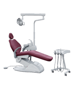 Gnatus G2 C G2 C - Cadeira Odontológica A cadeira odontológica G2 C traz amplo espaço no equipo acomodando todo material com acesso fácil ao profissional. Resistente e seguro, conta com sistema de elevação eletromecânico e base que não necessita de fixação no piso. O encosto da cabeça possui regulagem de altura e o refletor é monofocal, com lâmpada LED. Faça um orçamento conosco através do botão abaixo: &nbsp;