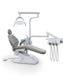 G2 F - Cadeira Odontológica G2 F - Cadeira Odontológica cadeira dentista G2 F de leds Gnatus couro cor gelo