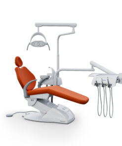 G2 F - Cadeira Odontológica G2 F - Cadeira Odontológica cadeira odontológica gnatus G2 F de 5 leds couro cor laranja 3 leds