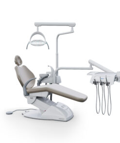 G2 F - Cadeira Odontológica G2 F - Cadeira Odontológica cadeira dentista G2 F de leds Gnatus couro cor gelo