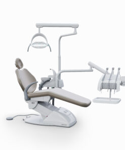 G2 H - Cadeira Odontológica G2 H - Cadeira Odontológica G2 H - Cadeira Odontológica G2 H - Cadeira Odontológica HASTES ORBITAIS, MAIOR MOBILIDADE E ALÍVIO DE TENSÃO. Resistente e seguro, conta com sistema de elevação eletromecânico e base que não necessita de fixação no piso. O encosto da cabeça possui regulagem de altura e o refletor é monofocal, com lâmpada LED.