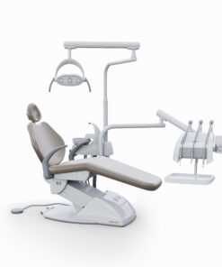 G2 H - Cadeira Odontológica G2 H - Cadeira Odontológica G2 H - Cadeira Odontológica G2 H - Cadeira Odontológica HASTES ORBITAIS, MAIOR MOBILIDADE E ALÍVIO DE TENSÃO. Resistente e seguro, conta com sistema de elevação eletromecânico e base que não necessita de fixação no piso. O encosto da cabeça possui regulagem de altura e o refletor é monofocal, com lâmpada LED.