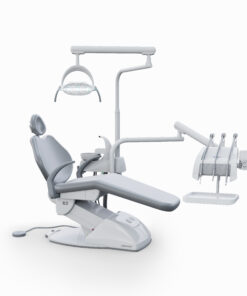 G2 H - Cadeira Odontológica G2 H - Cadeira Odontológica G2 H - Cadeira Odontológica G2 H - Cadeira Odontológica HASTES ORBITAIS, MAIOR MOBILIDADE E ALÍVIO DE TENSÃO. Resistente e seguro, conta com sistema de elevação eletromecânico e base que não necessita de fixação no piso. O encosto da cabeça possui regulagem de altura e o refletor é monofocal, com lâmpada LED.