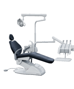 G2 H - Cadeira Odontológica G2 H - Cadeira Odontológica HASTES ORBITAIS, MAIOR MOBILIDADE E ALÍVIO DE TENSÃO. Resistente e seguro, conta com sistema de elevação eletromecânico e base que não necessita de fixação no piso. O encosto da cabeça possui regulagem de altura e o refletor é monofocal, com lâmpada LED.