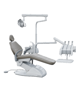 G2 H - Cadeira Odontológica G2 H - Cadeira Odontológica HASTES ORBITAIS, MAIOR MOBILIDADE E ALÍVIO DE TENSÃO. Resistente e seguro, conta com sistema de elevação eletromecânico e base que não necessita de fixação no piso. O encosto da cabeça possui regulagem de altura e o refletor é monofocal, com lâmpada LED.