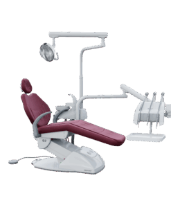 G2 H - Cadeira Odontológica G2 H - Cadeira Odontológica HASTES ORBITAIS, MAIOR MOBILIDADE E ALÍVIO DE TENSÃO. Resistente e seguro, conta com sistema de elevação eletromecânico e base que não necessita de fixação no piso. O encosto da cabeça possui regulagem de altura e o refletor é monofocal, com lâmpada LED.