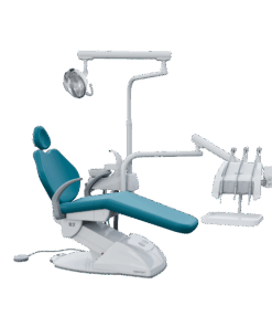G2 H - Cadeira Odontológica G2 H - Cadeira Odontológica HASTES ORBITAIS, MAIOR MOBILIDADE E ALÍVIO DE TENSÃO. Resistente e seguro, conta com sistema de elevação eletromecânico e base que não necessita de fixação no piso. O encosto da cabeça possui regulagem de altura e o refletor é monofocal, com lâmpada LED.