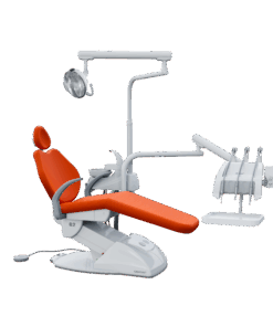 G2 H - Cadeira Odontológica G2 H - Cadeira Odontológica HASTES ORBITAIS, MAIOR MOBILIDADE E ALÍVIO DE TENSÃO. Resistente e seguro, conta com sistema de elevação eletromecânico e base que não necessita de fixação no piso. O encosto da cabeça possui regulagem de altura e o refletor é monofocal, com lâmpada LED.