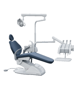 G2 H - Cadeira Odontológica G2 H - Cadeira Odontológica HASTES ORBITAIS, MAIOR MOBILIDADE E ALÍVIO DE TENSÃO. Resistente e seguro, conta com sistema de elevação eletromecânico e base que não necessita de fixação no piso. O encosto da cabeça possui regulagem de altura e o refletor é monofocal, com lâmpada LED.