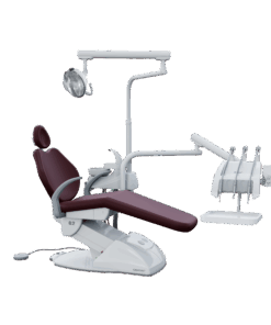G2 H - Cadeira Odontológica G2 H - Cadeira Odontológica HASTES ORBITAIS, MAIOR MOBILIDADE E ALÍVIO DE TENSÃO. Resistente e seguro, conta com sistema de elevação eletromecânico e base que não necessita de fixação no piso. O encosto da cabeça possui regulagem de altura e o refletor é monofocal, com lâmpada LED.