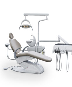 G4 F - Cadeira Odontológica G4 F - Cadeira Odontológica G4 F - Cadeira Odontológica G4 F - Cadeira Odontológica BRAÇO PNEUMÁTICO GARANTINDO UMA MOVIMENTAÇÃO MAIS LEVE E AJUSTÁVEL EM SEU EQUIPO. Seu pedal de comandos joystick é ainda mais prático e fácil de usar, com diversas programações. O equipo também possui comandos PAD para acionar as funções da cadeira e opções com hastes convencionais ou retráteis. A unidade de água possui sensor de proximidade e o refletor com iluminação intensa da lâmpada de LED.