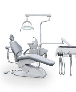 G4 F - Cadeira Odontológica G4 F - Cadeira Odontológica G4 F - Cadeira Odontológica G4 F - Cadeira Odontológica BRAÇO PNEUMÁTICO GARANTINDO UMA MOVIMENTAÇÃO MAIS LEVE E AJUSTÁVEL EM SEU EQUIPO. Seu pedal de comandos joystick é ainda mais prático e fácil de usar, com diversas programações. O equipo também possui comandos PAD para acionar as funções da cadeira e opções com hastes convencionais ou retráteis. A unidade de água possui sensor de proximidade e o refletor com iluminação intensa da lâmpada de LED.