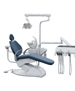 G4 F - Cadeira Odontológica G4 F - Cadeira Odontológica BRAÇO PNEUMÁTICO GARANTINDO UMA MOVIMENTAÇÃO MAIS LEVE E AJUSTÁVEL EM SEU EQUIPO. Seu pedal de comandos joystick é ainda mais prático e fácil de usar, com diversas programações. O equipo também possui comandos PAD para acionar as funções da cadeira e opções com hastes convencionais ou retráteis. A unidade de água possui sensor de proximidade e o refletor com iluminação intensa da lâmpada de LED.