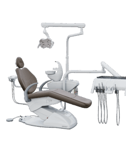 G4 F - Cadeira Odontológica G4 F - Cadeira Odontológica BRAÇO PNEUMÁTICO GARANTINDO UMA MOVIMENTAÇÃO MAIS LEVE E AJUSTÁVEL EM SEU EQUIPO. Seu pedal de comandos joystick é ainda mais prático e fácil de usar, com diversas programações. O equipo também possui comandos PAD para acionar as funções da cadeira e opções com hastes convencionais ou retráteis. A unidade de água possui sensor de proximidade e o refletor com iluminação intensa da lâmpada de LED.