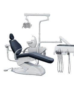 G4 F - Cadeira Odontológica G4 F - Cadeira Odontológica BRAÇO PNEUMÁTICO GARANTINDO UMA MOVIMENTAÇÃO MAIS LEVE E AJUSTÁVEL EM SEU EQUIPO. Seu pedal de comandos joystick é ainda mais prático e fácil de usar, com diversas programações. O equipo também possui comandos PAD para acionar as funções da cadeira e opções com hastes convencionais ou retráteis. A unidade de água possui sensor de proximidade e o refletor com iluminação intensa da lâmpada de LED.