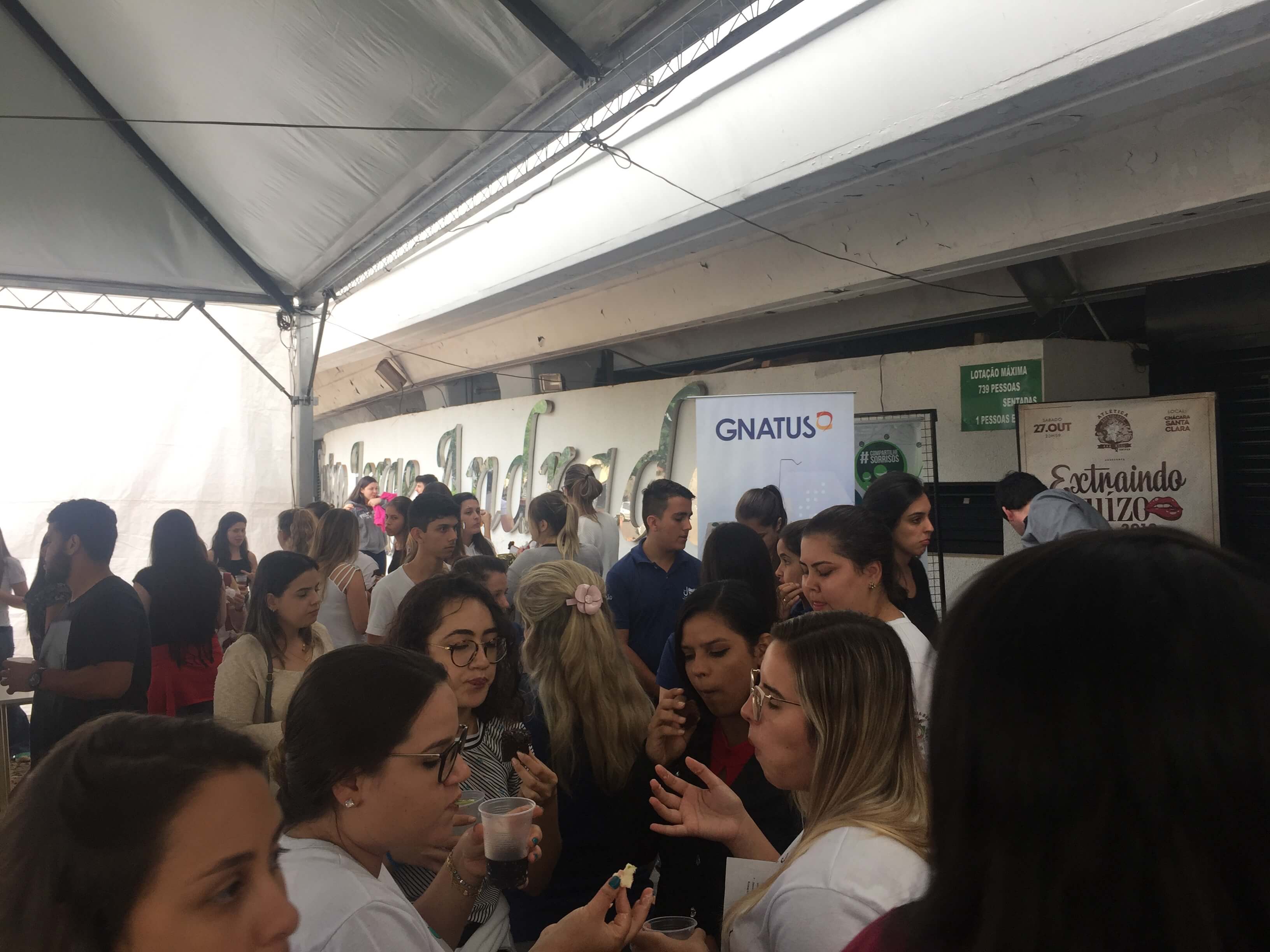 Jornada Acadêmica de Odontologia UNIFEB Jornada Acadêmica de Odontologia UNIFEB A Gnatus participou do (JOA) Jornada Odontológica Acadêmica da UNIFEB, evento científico voltado para acadêmicos e, também, profissionais formados com a finalidade de agregar conhecimento de diferentes assuntos e linha de pesquisa de modo a aperfeiçoar e atualizar o conhecimento dos participantes.