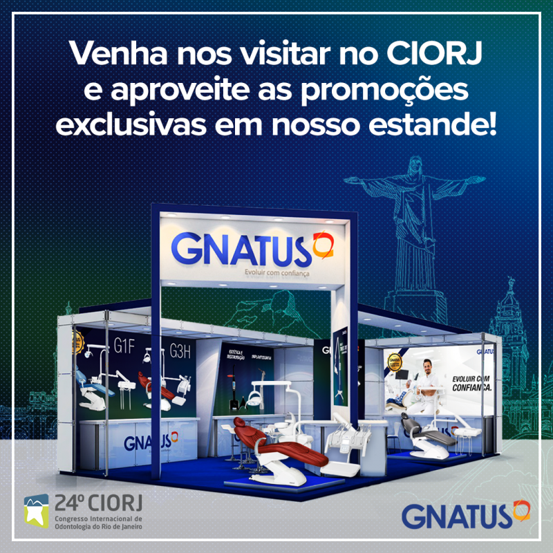 Venha nos visitar no CIORJ - Congresso Internacional de Odontologia do Rio de Janeiro. O evento acontecerá de 17 a 20 de julho no Riocentro – Pavilhões 3 e 5 – Av. Salvador Allende, 6555, Barra da Tijuca – Rio de Janeiro – RJ. A nossa localização será Stand 26 logo na entrada, aguardamos você.