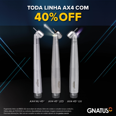 Dezembro de Ofertas Gnatus E para fechar o ano, separamos a dedo mega descontos que você vai se surpreender! Consultórios, Periféricos, Estética, Dentística, Kits Acadêmicos, conheça o maior portfólio do setor odontológico.