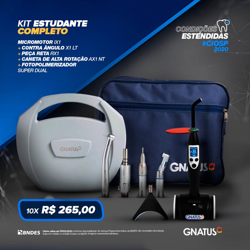 Condições Estendidas - CIOSP 2020 A Gnatus estendeu as condições especiais do CIOSP para ninguém perder bons negócios