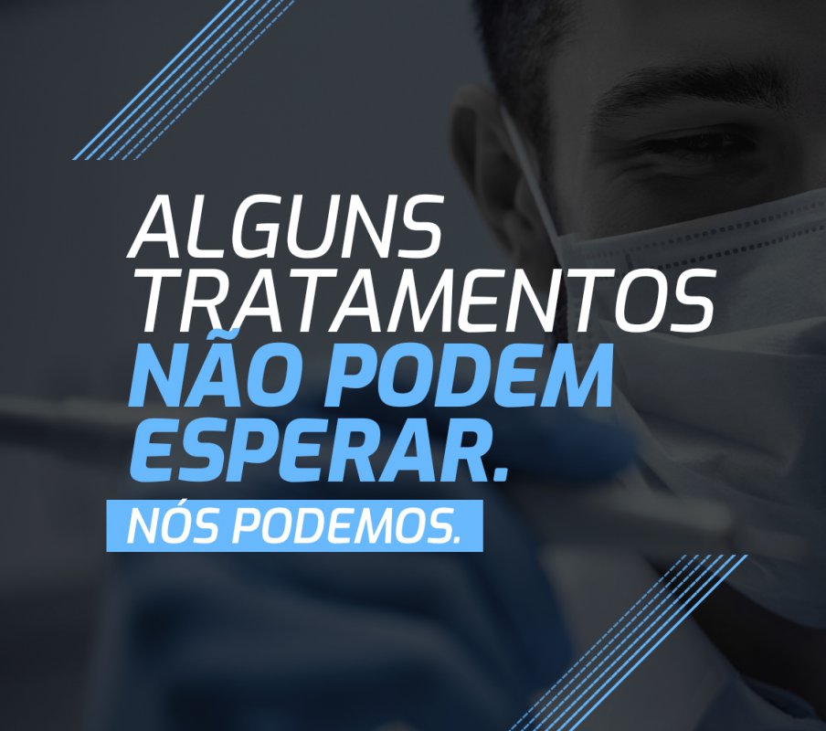 Alguns tratamentos não podem esperar, mas nós podemos Alguns tratamentos não podem esperar, mas a Gnatus pode. Invista hoje e pague sua primeira parcela só em Agosto/2020