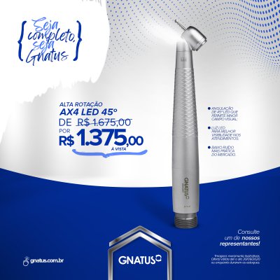 Seja completo, seja Gnatus! Seja completo, seja Gnatus! Veja as condições especiais que preparamos para vocês.