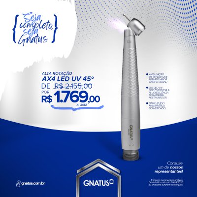 Seja completo, seja Gnatus! Seja completo, seja Gnatus! Veja as condições especiais que preparamos para vocês.