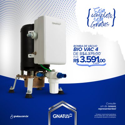 Seja completo, seja Gnatus! Seja completo, seja Gnatus! Veja as condições especiais que preparamos para vocês.