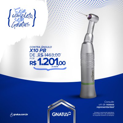 Seja completo, seja Gnatus! Seja completo, seja Gnatus! Veja as condições especiais que preparamos para vocês.