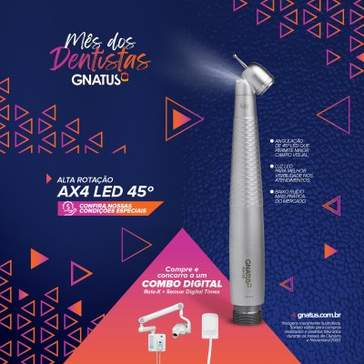 Mês dos Dentistas também em Novembro  As melhores condições do mercado continuam durante todo o mês de novembro.   Além de continuar com todos os sorteios, preparamos um Mega combo e uma semana repleta de surpresas com produtos de showroom.       Que tal um de nossos consultores entrar em contato? Deixe seus dados abaixo e aguarde.     Confira o maior portfolio do mercado odontológico!  