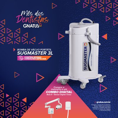 Mês dos Dentistas também em Novembro  As melhores condições do mercado continuam durante todo o mês de novembro.   Além de continuar com todos os sorteios, preparamos um Mega combo e uma semana repleta de surpresas com produtos de showroom.       Que tal um de nossos consultores entrar em contato? Deixe seus dados abaixo e aguarde.     Confira o maior portfolio do mercado odontológico!  