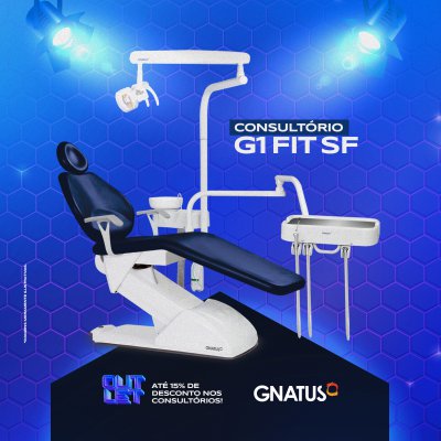 Outlet de Consultórios Se você pensa na ergonomia do seu dia-a-dia e no conforto do seu paciente, mas não quer perder o estilo de um belo consultório. No Outlet Gnatus você pode ter todas as suas vontades com um desconto de até 15% nos principais modelos de consultórios.