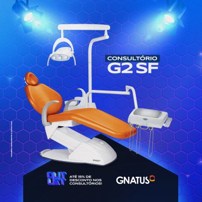 Outlet de Consultórios Se você pensa na ergonomia do seu dia-a-dia e no conforto do seu paciente, mas não quer perder o estilo de um belo consultório. No Outlet Gnatus você pode ter todas as suas vontades com um desconto de até 15% nos principais modelos de consultórios.