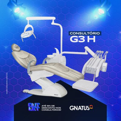 Outlet de Consultórios Se você pensa na ergonomia do seu dia-a-dia e no conforto do seu paciente, mas não quer perder o estilo de um belo consultório. No Outlet Gnatus você pode ter todas as suas vontades com um desconto de até 15% nos principais modelos de consultórios.