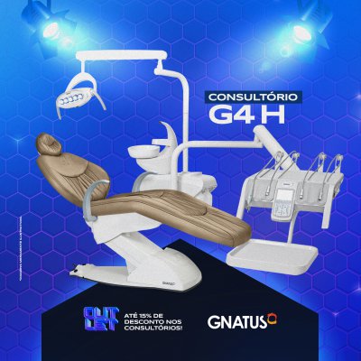 Outlet de Consultórios Se você pensa na ergonomia do seu dia-a-dia e no conforto do seu paciente, mas não quer perder o estilo de um belo consultório. No Outlet Gnatus você pode ter todas as suas vontades com um desconto de até 15% nos principais modelos de consultórios.