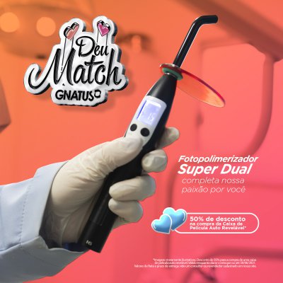 Deu match Gnatus – Periféricos Deu match Gnatus – Periféricos A Gnatus não é ionômero, mas estamos vidrados na beleza que você vai conquistar com esses periféricos em seu consultório!