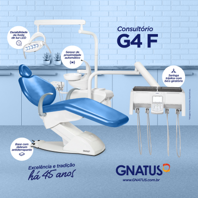 45 anos de consultórios perfeitos Há 45 anos o mercado odontológico conta com a excelência e tecnologia da Gnatus. Durante todo esse período temos orgulho em dizer que pudemos evoluir e estar presente nas clínicas de diversos profissionais de excelência.