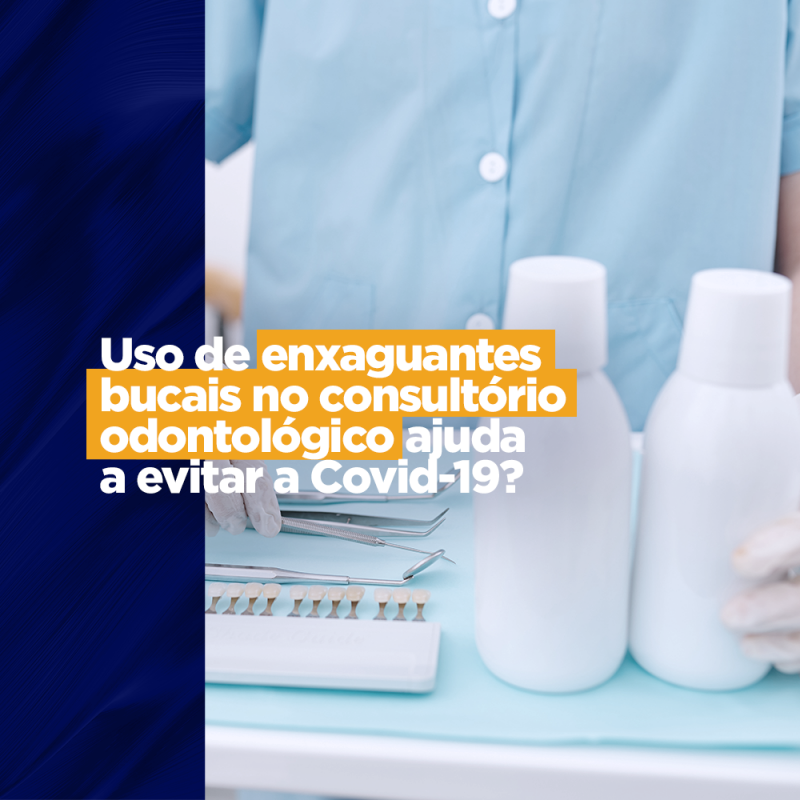 Uso de enxaguantes bucais no consultório odontológico ajuda a evitar a Covid-19 ? Uso de enxaguantes bucais no consultório odontológico ajuda a evitar a Covid-19 ? Faz parte de muitas receitas de pós-operatório e até de indicações para procedimentos anti-inflamatórios de gengivas. Mas os enxaguantes bucais são mais que instrumentos para a complementação da higiene bucal, eles são essenciais no atendimento odontológico.