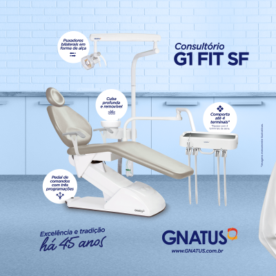 45 anos de consultórios perfeitos Há 45 anos o mercado odontológico conta com a excelência e tecnologia da Gnatus. Durante todo esse período temos orgulho em dizer que pudemos evoluir e estar presente nas clínicas de diversos profissionais de excelência.