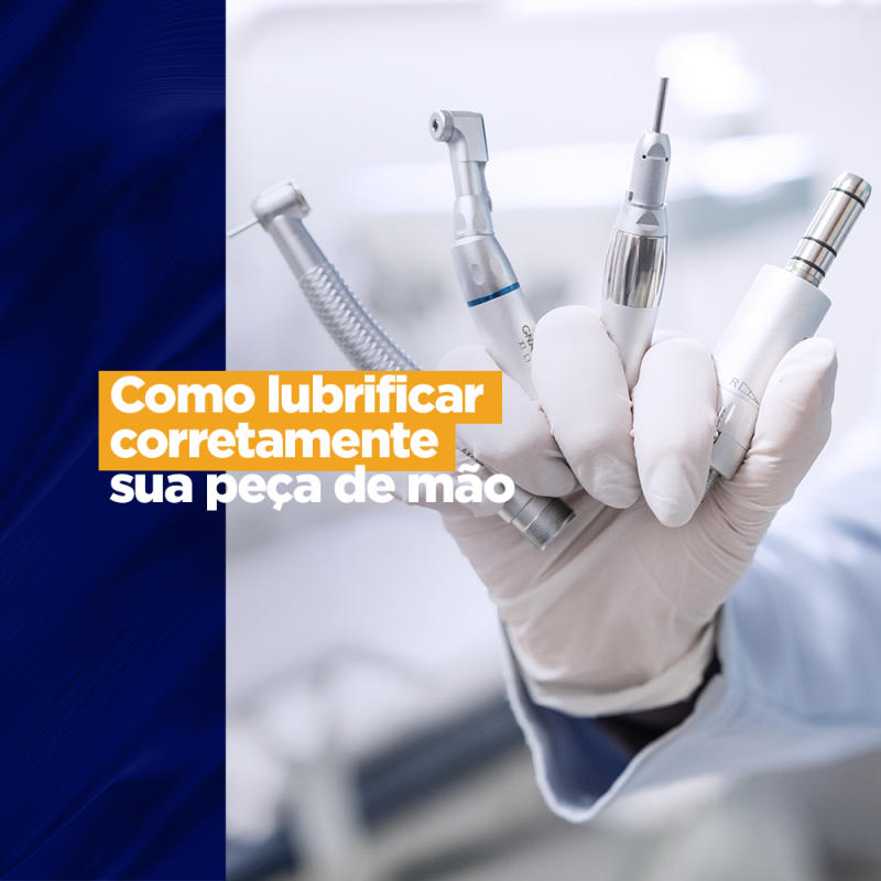 Como lubrificar corretamente sua peça de mão Como lubrificar corretamente sua peça de mão Alguns cuidados, como autoclavar suas peças de mão, fazem parte da rotina de todo dentista, afinal a biossegurança é algo de extrema importância na odontologia. Mas alguns desconhecem ou pecam no processo de lubrificação, que devemos considerar de igual relevância aos procedimentos.