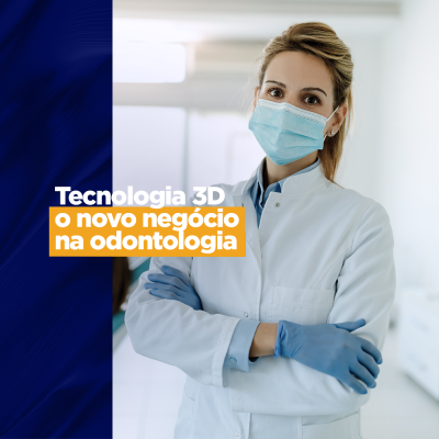 Tecnologia 3D o novo negócio na odontologia Equipamentos especializados Para aqueles que acreditam que os avanços tecnológicos são o caminho para um futuro de sucesso. Os equipamentos 3D podem ser sua grande oportunidade de ganhar o mercado com um projeto de impacto.