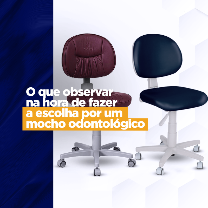 O que observar na hora de fazer a escolha por um mocho odontológico O que observar na hora de fazer a escolha por um mocho odontológico A grande funcionalidade desse equipamento é baseada na ergonomia ideal de atendimento do dentista, para que o profissional trabalhe como se estivesse de pé, mas com o conforto de estar sentado.